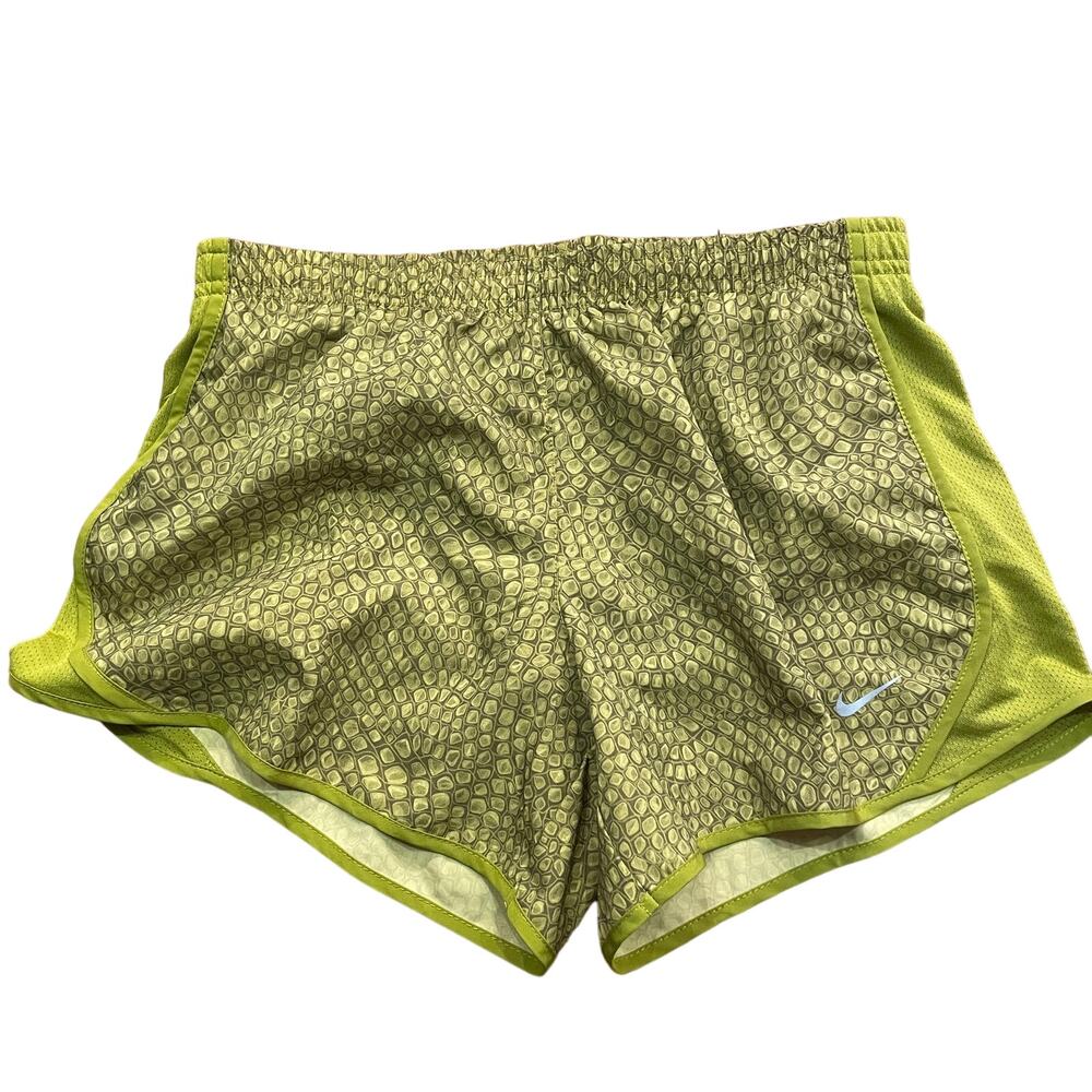 Nike Kids Dri-FIT All Over Print Tempo Shorts  Moss/Reflective Silver M